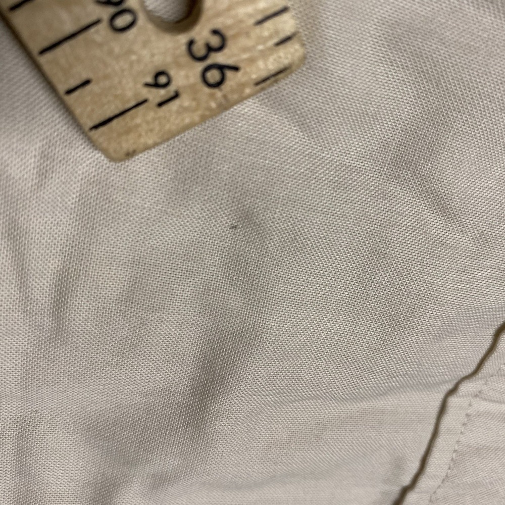 Howler Bros Guayabera Shirt Mens Large Beige Embroidered South Western Hermanos - Picture 11 of 11